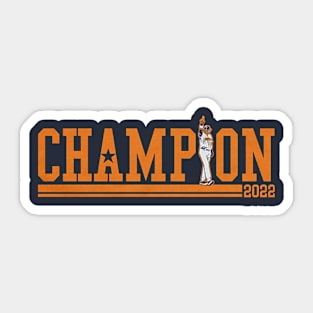 Dusty Baker Champion Sticker